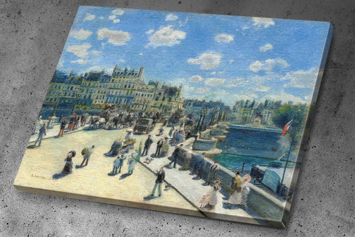 Pont Neuf, Paris, 1872, Auguste Renoir 