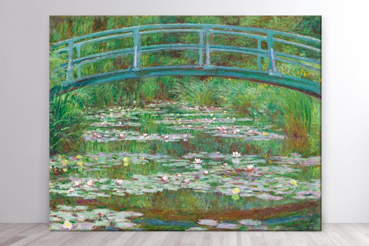 THE JAPANESE FOOTBRIDGE - CLAUDE MONET