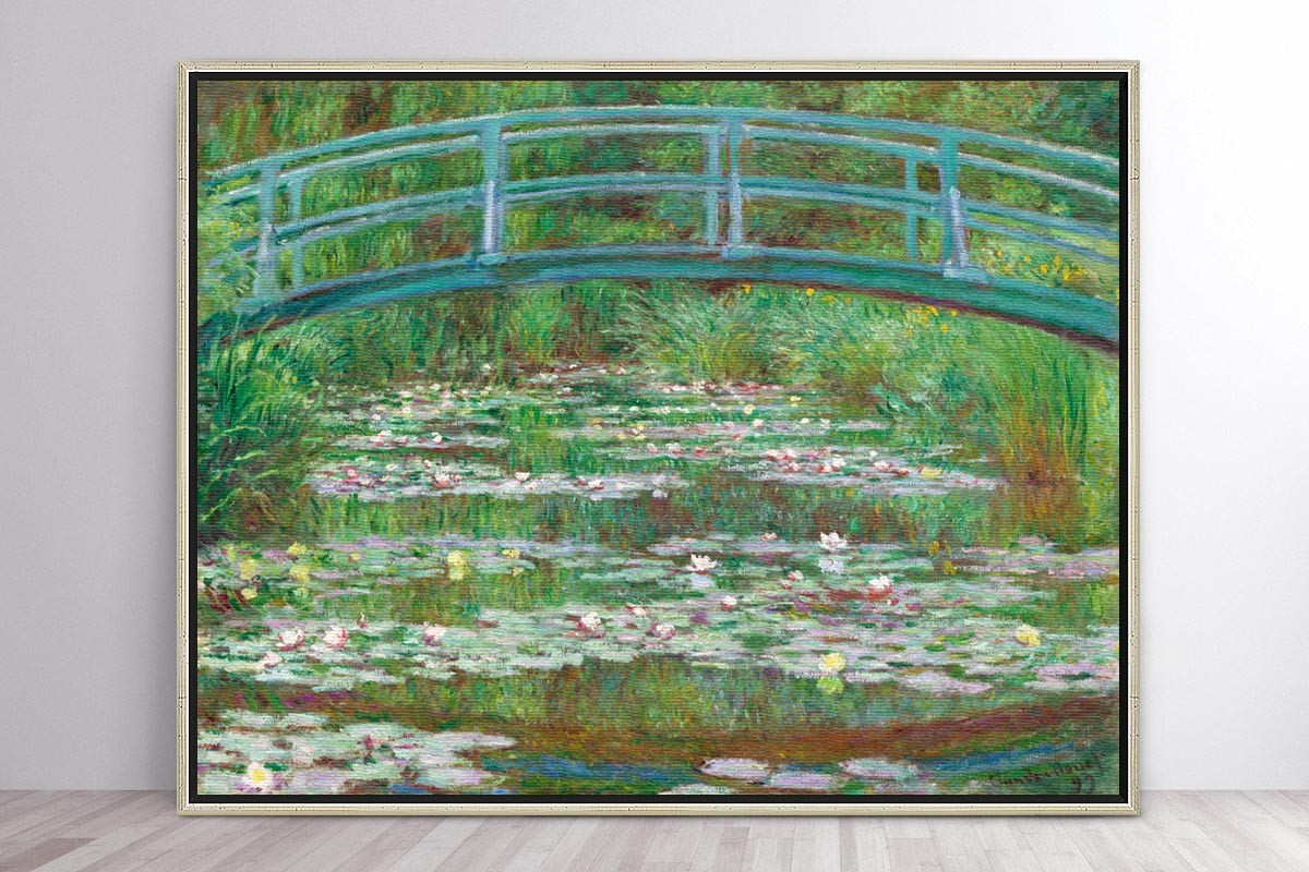 THE JAPANESE FOOTBRIDGE - CLAUDE MONET