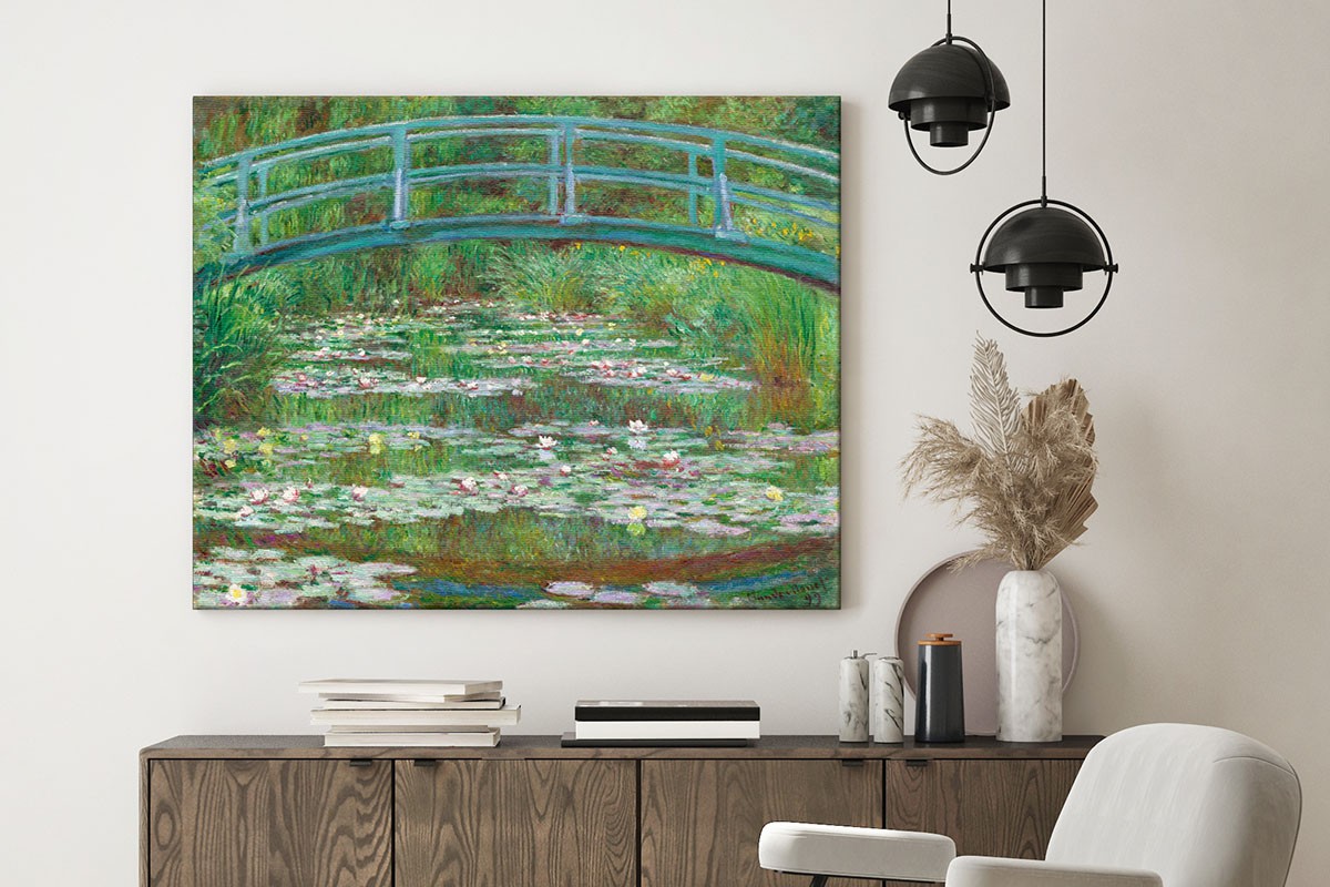 THE JAPANESE FOOTBRIDGE - CLAUDE MONET