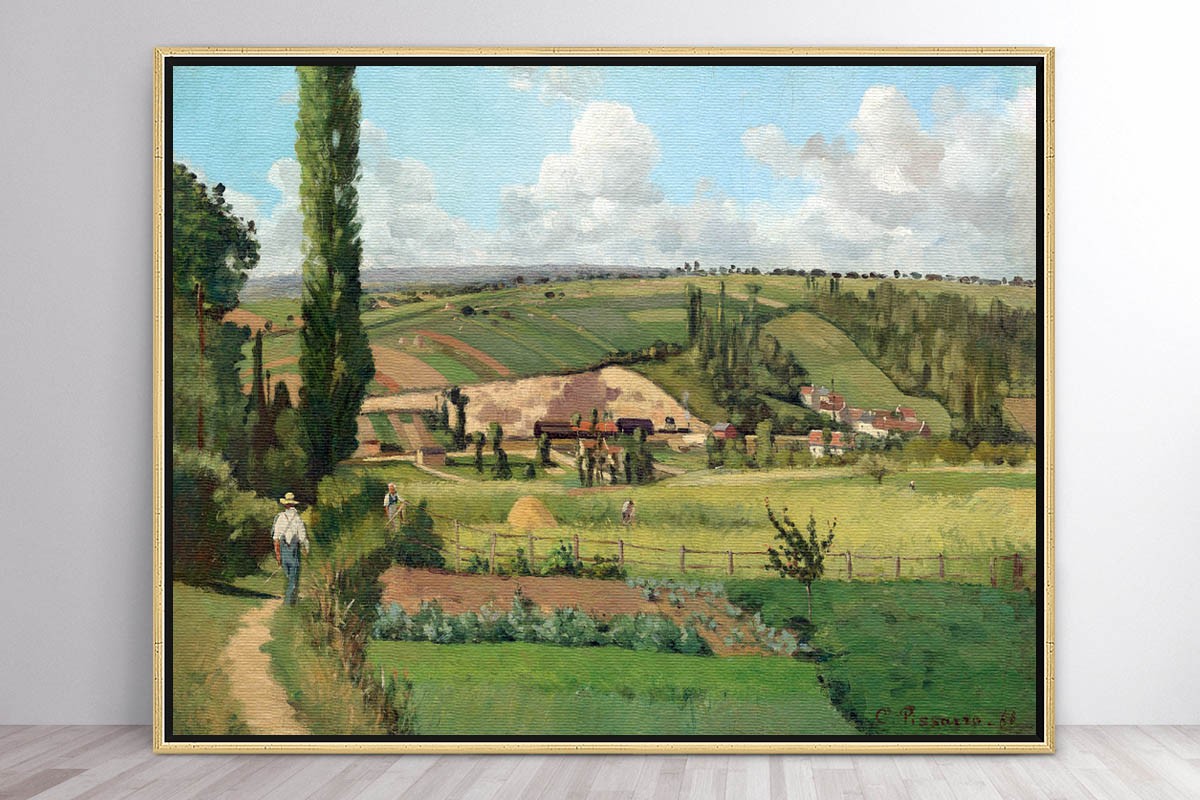 LANDSCAPE AT LES PATIS, PONTOISE - CAMILLE PISSARO