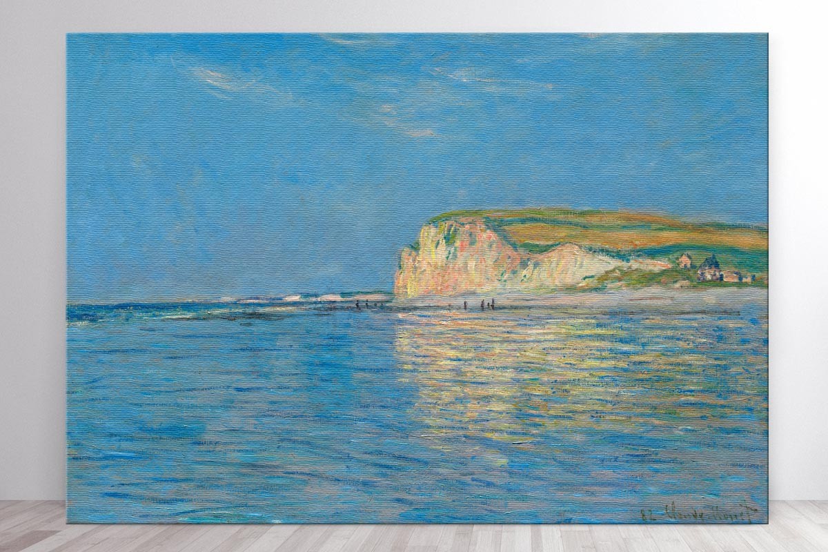 LOW TIDE AT POURVILLE - CLAUDE MONET