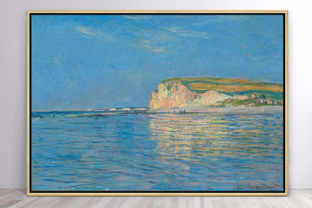 LOW TIDE AT POURVILLE - CLAUDE MONET