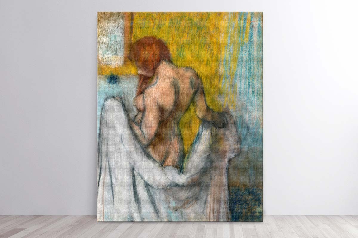 WOMAN WITH A TOWEL - EDGAR DEGAS