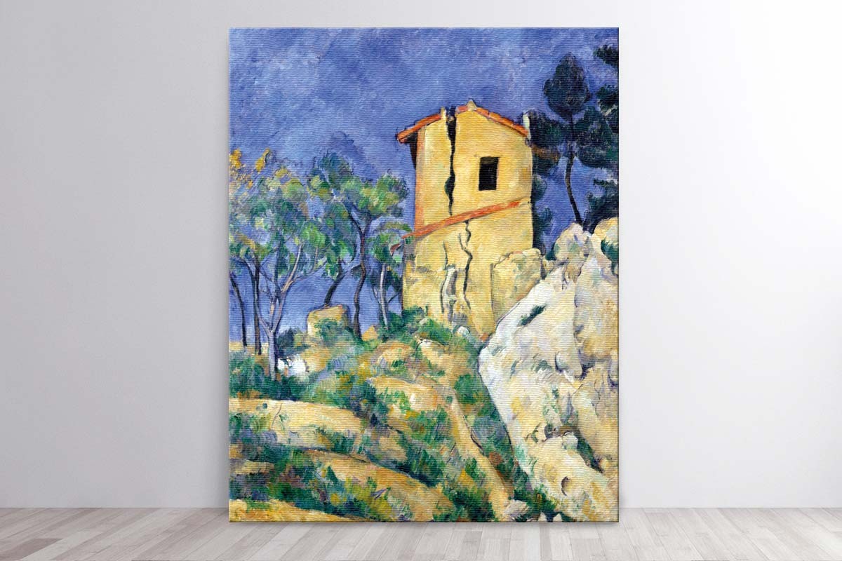 THE HOUSE WITH THE CRACKED WALLS - PAUL CEZANNE