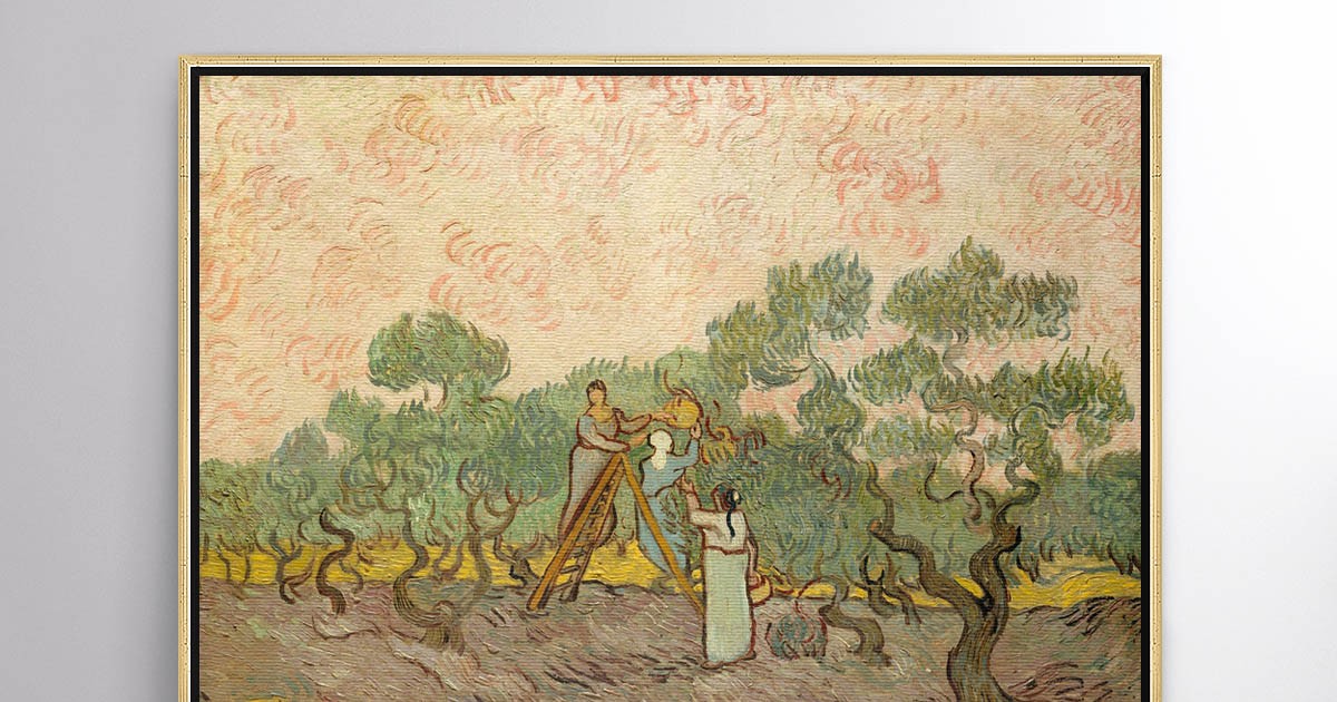 Women Picking Olives Van Gogh